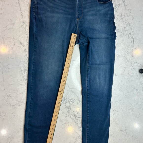 Chico’s sz 1 Platinum Jegging sz 12 Dark Wash High Rise Skinny Jean Pants Women - Picture 3 of 10